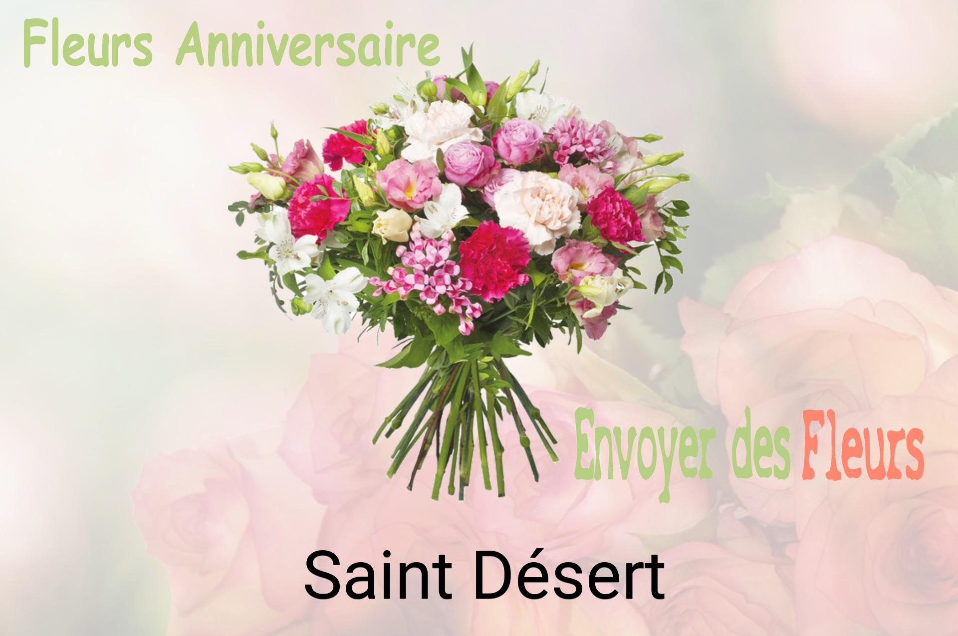 Bouquet de fleurs d’anniversaire livré à Saint-Désert