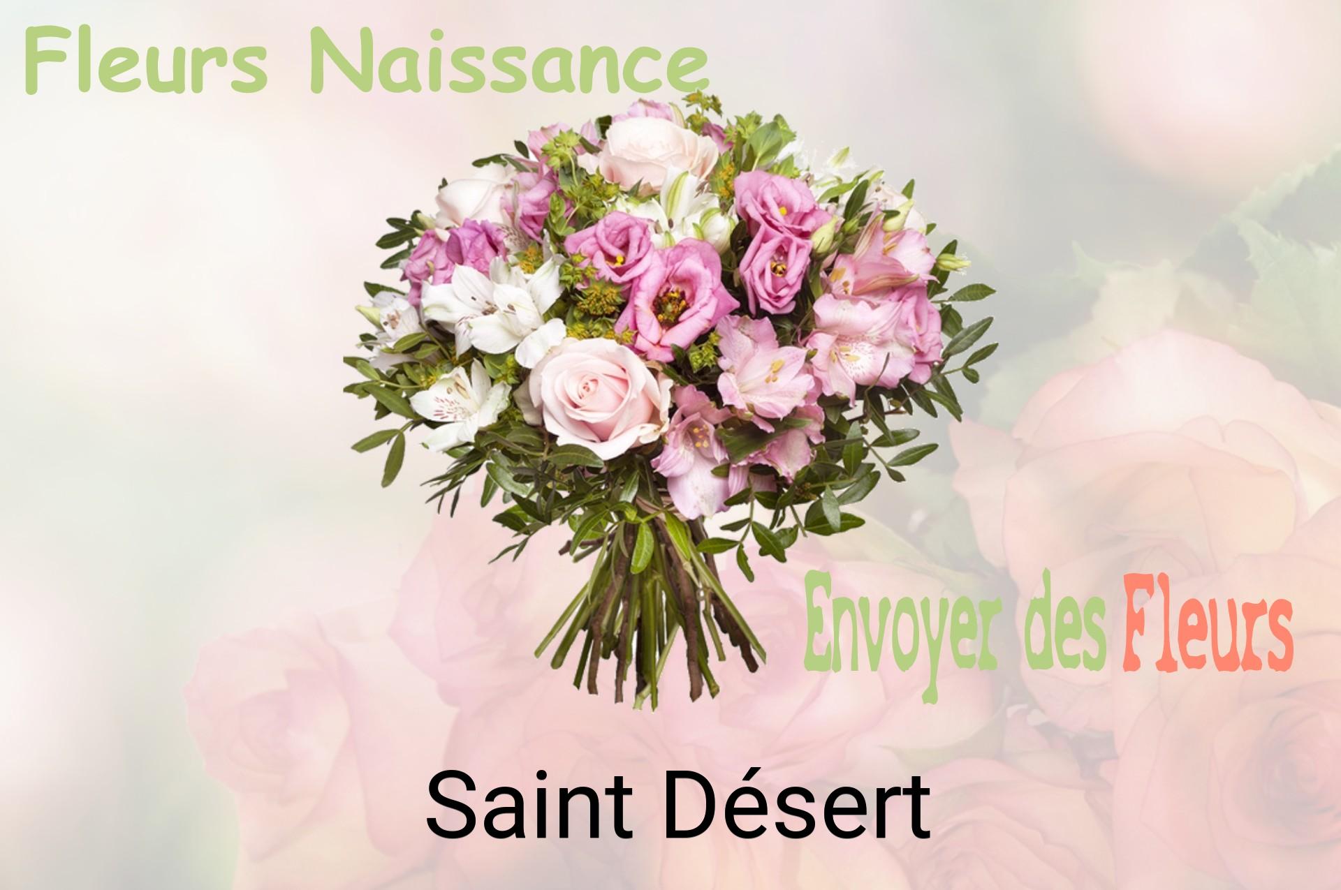 Bouquet de fleurs de naissance livré à Saint-Désert